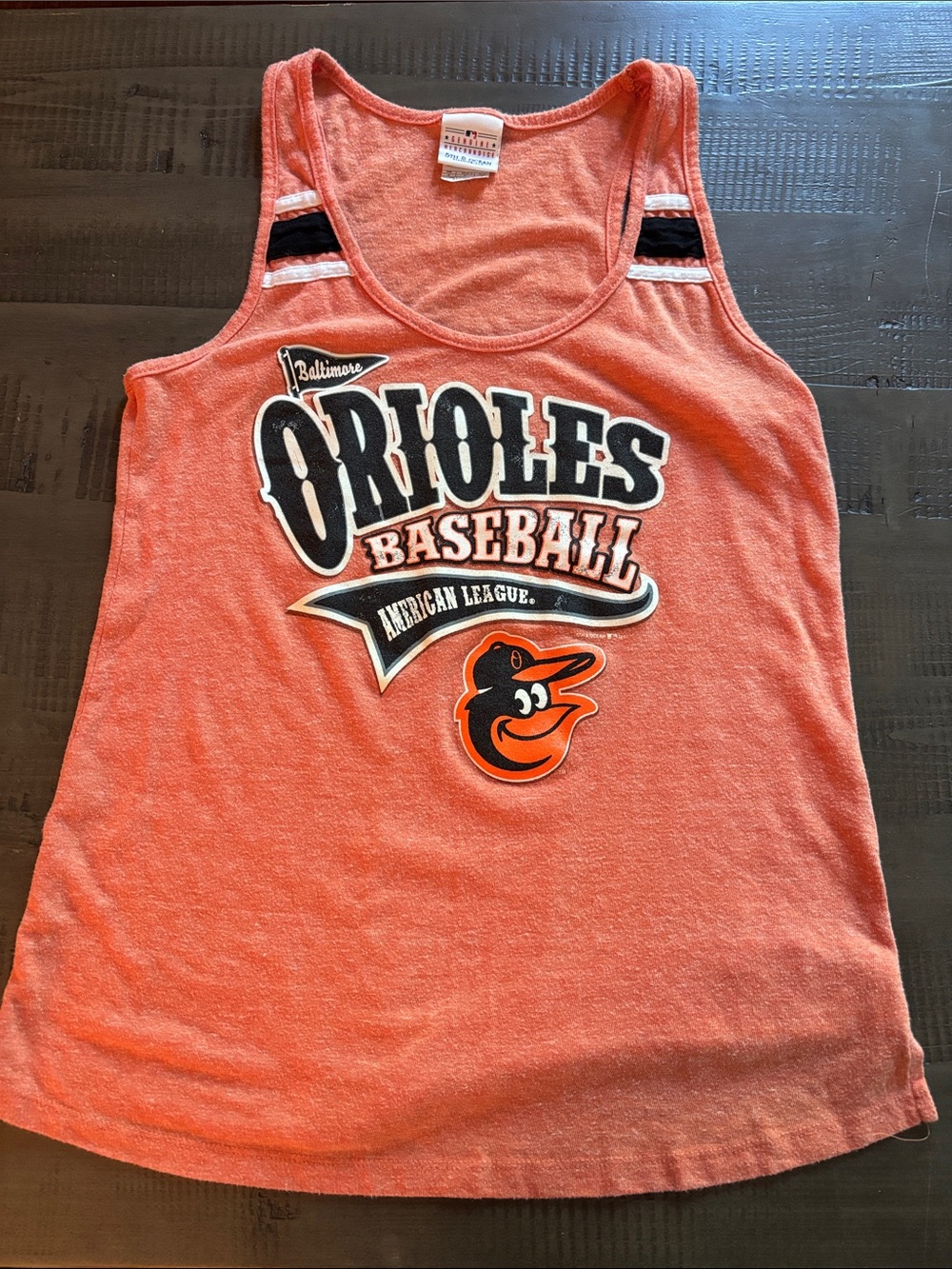 5th & Ocean Orange Baltimore Orioles Baseball Tank Top Women’s Medium